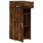 Aparador madera de ingeniería roble ahumado 40x42,5x93 cm de , Aparadores - Ref: Foro24-846282, Precio: 76,80 €, Descuento: %