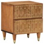 Solid mango wood bedside table 40x33x46 cm by , Nightstands - Ref: Foro24-358282, Price: 74,75 €, Discount: %