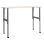 Workbench structure 2 pcs metal 55x(69-95.5)cm gray by vidaXL, Table legs - Ref: Foro24-147932, Price: 49,39 €, Discount: %