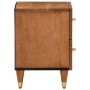 Solid mango wood bedside table 40x33x46 cm by , Nightstands - Ref: Foro24-358282, Price: 74,75 €, Discount: %