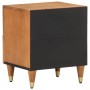 Solid mango wood bedside table 40x33x46 cm by , Nightstands - Ref: Foro24-358282, Price: 74,75 €, Discount: %