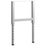 Workbench structure 2 pcs metal 55x(69-95.5)cm gray by vidaXL, Table legs - Ref: Foro24-147932, Price: 49,39 €, Discount: %