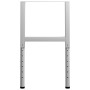 Workbench structure 2 pcs metal 55x(69-95.5)cm gray by vidaXL, Table legs - Ref: Foro24-147932, Price: 49,39 €, Discount: %