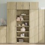 Aparador alto madera de ingeniería roble Sonoma 70x41x185 cm de , Aparadores - Ref: Foro24-3281689, Precio: 146,07 €, Descuen...