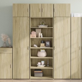 Aparador alto madera de ingeniería roble Sonoma 70x41x185 cm de , Aparadores - Ref: Foro24-3281689, Precio: 145,99 €, Descuen...