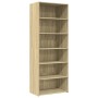 Aparador alto madera de ingeniería roble Sonoma 70x41x185 cm de , Aparadores - Ref: Foro24-3281689, Precio: 146,07 €, Descuen...