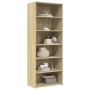 Aparador alto madera de ingeniería roble Sonoma 70x41x185 cm de , Aparadores - Ref: Foro24-3281689, Precio: 146,07 €, Descuen...