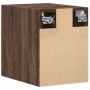 Engineered wood brown oak wall cabinet 30x42.5x40 cm by , Sideboards - Ref: Foro24-846095, Price: 41,10 €, Discount: %