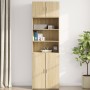 Engineered wood Sonoma oak wall cabinet 70x42.5x40 cm by , Sideboards - Ref: Foro24-846119, Price: 55,21 €, Discount: %