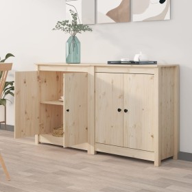 Sideboard 2 units of solid pine wood 70x35x80 cm by vidaXL, Sideboards - Ref: Foro24-3114064, Price: 173,73 €, Discount: %