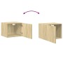 Armario de pared madera ingeniería roble Sonoma 50x42,5x40 cm de , Aparadores - Ref: Foro24-846112, Precio: 48,34 €, Descuent...