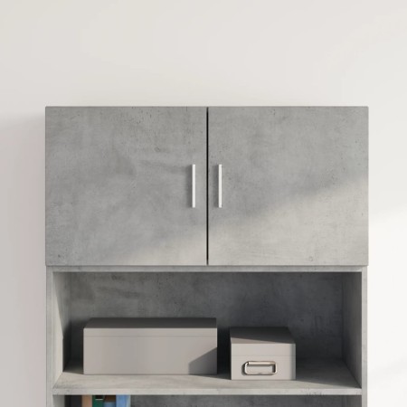 Engineered wood gray concrete wall cabinet 80x42.5x40 cm by , Sideboards - Ref: Foro24-846127, Price: 62,99 €, Discount: %