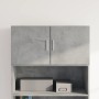 Engineered wood gray concrete wall cabinet 80x42.5x40 cm by , Sideboards - Ref: Foro24-846127, Price: 62,99 €, Discount: %