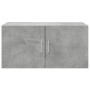 Engineered wood gray concrete wall cabinet 80x42.5x40 cm by , Sideboards - Ref: Foro24-846127, Price: 62,99 €, Discount: %