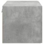 Engineered wood gray concrete wall cabinet 80x42.5x40 cm by , Sideboards - Ref: Foro24-846127, Price: 62,99 €, Discount: %