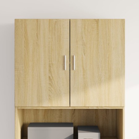 Armario de pared madera ingeniería roble Sonoma 80x42,5x64 cm de , Aparadores - Ref: Foro24-846133, Precio: 77,37 €, Descuent...