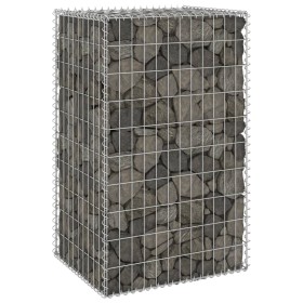 Gabion wall with galvanized steel covers 60x50x100 cm by vidaXL, fence panels - Ref: Foro24-147812, Price: 55,99 €, Discount: %