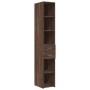 Aparador de madera de ingeniería marrón roble 30x42,5x185 cm de , Aparadores - Ref: Foro24-846242, Precio: 100,89 €, Descuent...