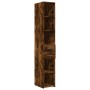 Aparador de madera de ingeniería roble ahumado 30x42,5x185 cm de , Aparadores - Ref: Foro24-846240, Precio: 97,91 €, Descuent...