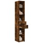 Aparador de madera de ingeniería roble ahumado 30x42,5x185 cm de , Aparadores - Ref: Foro24-846240, Precio: 97,91 €, Descuent...