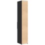 Aparador de madera de ingeniería negro 30x42,5x185 cm de , Aparadores - Ref: Foro24-846237, Precio: 101,99 €, Descuento: %