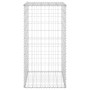 Gabion wall with galvanized steel covers 60x50x100 cm by vidaXL, fence panels - Ref: Foro24-147812, Price: 57,49 €, Discount: %