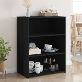 Engineered wood black sideboard 70x41x93 cm by , Sideboards - Ref: Foro24-846370, Price: 88,99 €, Discount: %