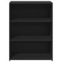 Engineered wood black sideboard 70x41x93 cm by , Sideboards - Ref: Foro24-846370, Price: 77,63 €, Discount: %