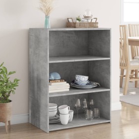 Engineered wood sideboard in concrete grey, 70x41x93 cm by , Sideboards - Ref: Foro24-846372, Price: 75,55 €, Discount: %