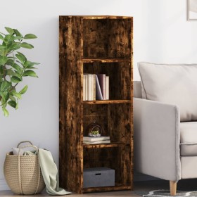 Tall smoked oak engineered wood sideboard 40x41x124 cm by , Sideboards - Ref: Foro24-846387, Price: 73,51 €, Discount: %