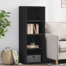 Aparador alto madera ingeniería negro 45x41x124 cm de , Aparadores - Ref: Foro24-846391, Precio: 90,99 €, Descuento: %