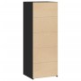 Aparador alto madera ingeniería negro 45x41x124 cm de , Aparadores - Ref: Foro24-846391, Precio: 79,13 €, Descuento: %