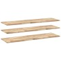 Floating shelves 3 units untreated acacia wood 140x40x2 cm by , Shelves and shelves - Ref: Foro24-3279409, Price: 169,78 €, D...