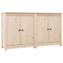 Sideboard 2 Stück aus massivem Kiefernholz 70x35x80 cm von vidaXL, Sideboards - Ref: Foro24-3114064, Preis: 172,98 €, Rabatt: %