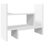 Organizador escritorio madera ingeniería blanco 38,5x17x39 cm de , Clasificación y organización - Ref: Foro24-848059, Precio:...