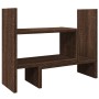 Organizador escritorio madera ingeniería marrón 38,5x17x39 cm de , Clasificación y organización - Ref: Foro24-848065, Precio:...