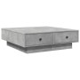 Engineered wood gray concrete coffee table 90x90x28 cm by , Coffee table - Ref: Foro24-848090, Price: 123,35 €, Discount: %