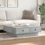 Engineered wood gray concrete coffee table 90x90x28 cm by , Coffee table - Ref: Foro24-848090, Price: 123,35 €, Discount: %