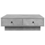 Engineered wood gray concrete coffee table 90x90x28 cm by , Coffee table - Ref: Foro24-848090, Price: 123,35 €, Discount: %