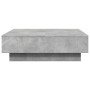 Engineered wood gray concrete coffee table 90x90x28 cm by , Coffee table - Ref: Foro24-848090, Price: 123,35 €, Discount: %