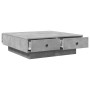 Engineered wood gray concrete coffee table 90x90x28 cm by , Coffee table - Ref: Foro24-848090, Price: 123,35 €, Discount: %