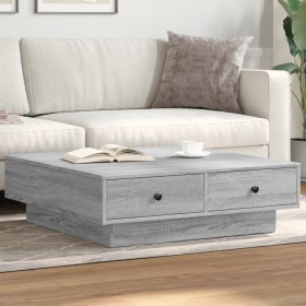 Engineered wood Sonoma gray coffee table 90x90x28 cm by , Coffee table - Ref: Foro24-848092, Price: 126,52 €, Discount: %