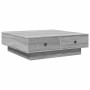 Mesa de centro madera de ingeniería gris Sonoma 90x90x28 cm de , Mesas de centro - Ref: Foro24-848092, Precio: 126,36 €, Desc...