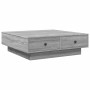 Mesa de centro madera de ingeniería gris Sonoma 90x90x28 cm de , Mesas de centro - Ref: Foro24-848092, Precio: 126,36 €, Desc...