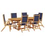 7-piece garden dining set made of solid acacia wood and textilene by , Garden sets - Ref: Foro24-3279304, Price: 762,15 €, Di...