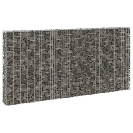 Gabionenwand mit verzinkten Stahlabdeckungen 300x30x150 cm von vidaXL, Zaunpaneele - Ref: Foro24-147822, Preis: 178,55 €, Rab...