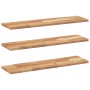 Floating shelves 3 units acacia wood oil finish 80x20x2cm by , Shelves and shelves - Ref: Foro24-3279505, Price: 59,85 €, Dis...