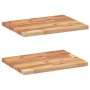 Floating shelves 2 units acacia wood oil finish 40x30x2cm by , Shelves and shelves - Ref: Foro24-3279524, Price: 35,13 €, Dis...