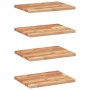 Floating shelves 4 units acacia wood oil finish 60x30x2cm by , Shelves and shelves - Ref: Foro24-3279530, Price: 85,47 €, Dis...