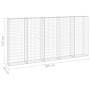 Gabionenwand mit verzinkten Stahlabdeckungen 300x30x150 cm von vidaXL, Zaunpaneele - Ref: Foro24-147822, Preis: 178,55 €, Rab...